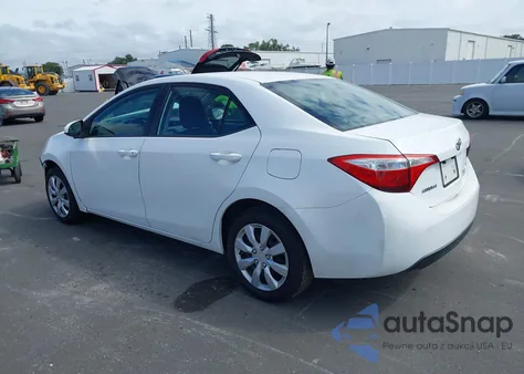 2016 Toyota Corolla Le z USA, uszkodzony, nr VIN 2T1BURHE4GC544423